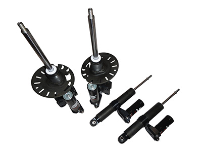 Externally adjustable shock absorbers