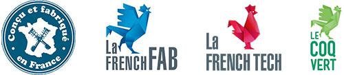 Logo Conçu et fabriqué en France